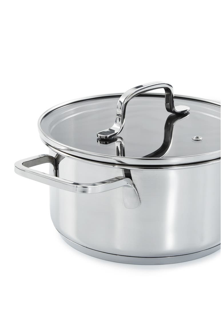 DiNA Helix 5-Piece Cookware Set, Alternate, color, SILVER