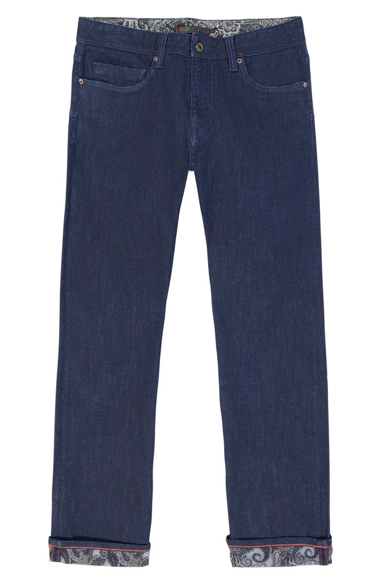 Robert Graham Gottsman Straight Leg Jeans, Alternate, color, Indigo