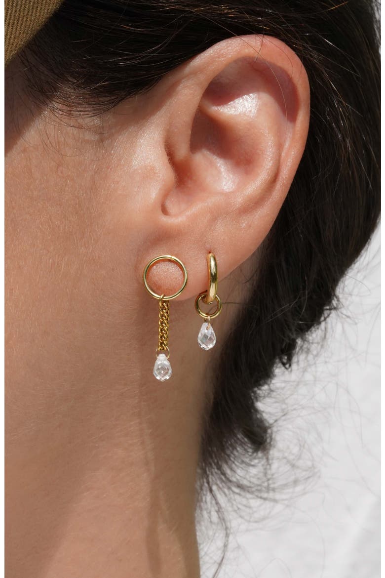 Kifi Hoop Earrings, Alternate, color, GOLD