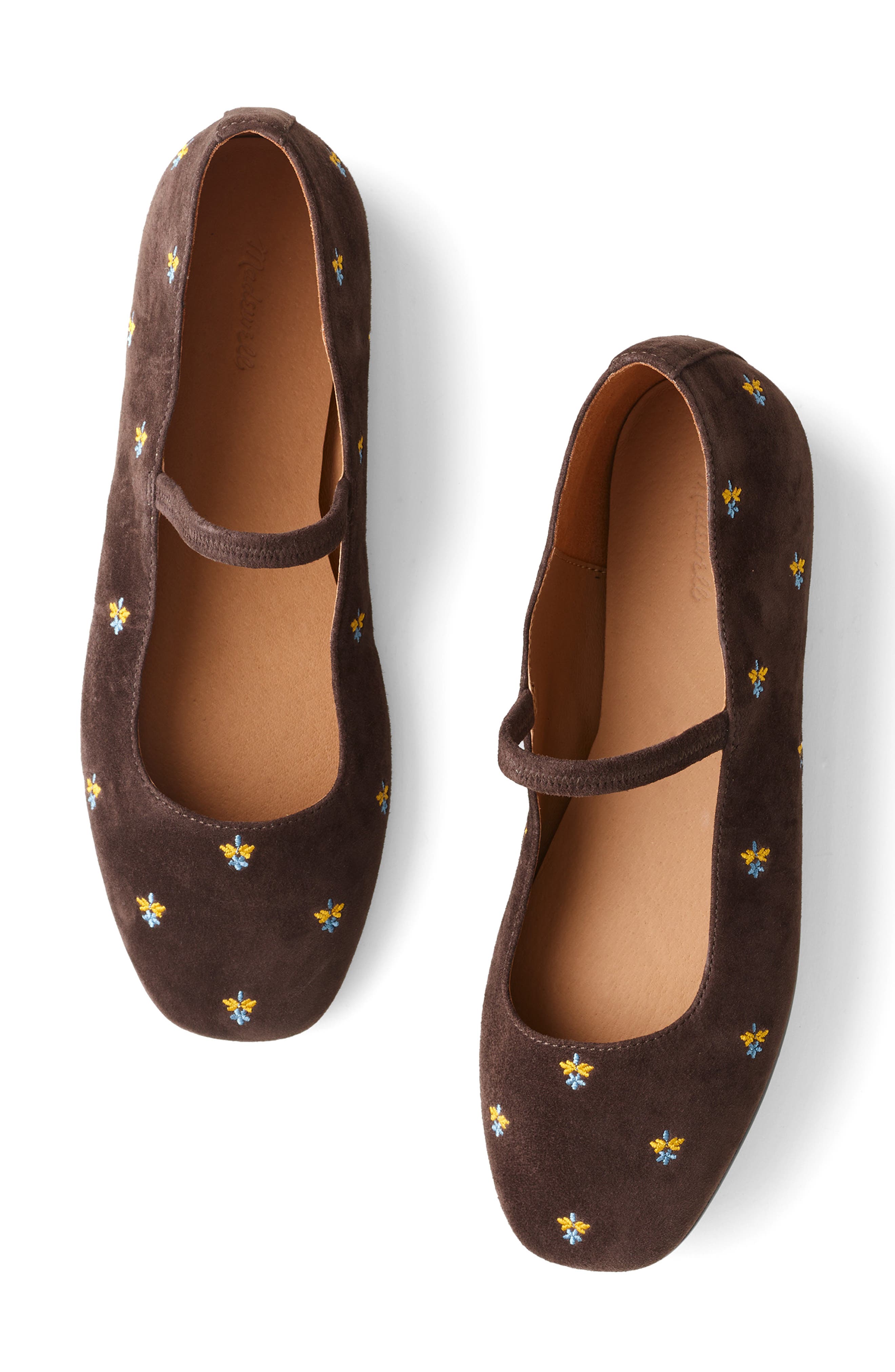Greta Leather Mary Jane Flat, Main, color, DARK CAROB MULTI