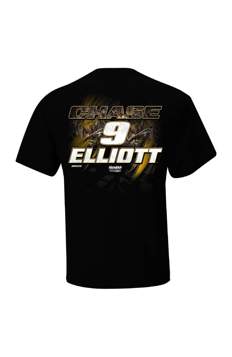 HENDRICK MOTORSPORTS TEAM COLLECTION Men's Hendrick Motorsports Team Collection Black Chase Elliott Camo T-Shirt, Alternate, color, Black