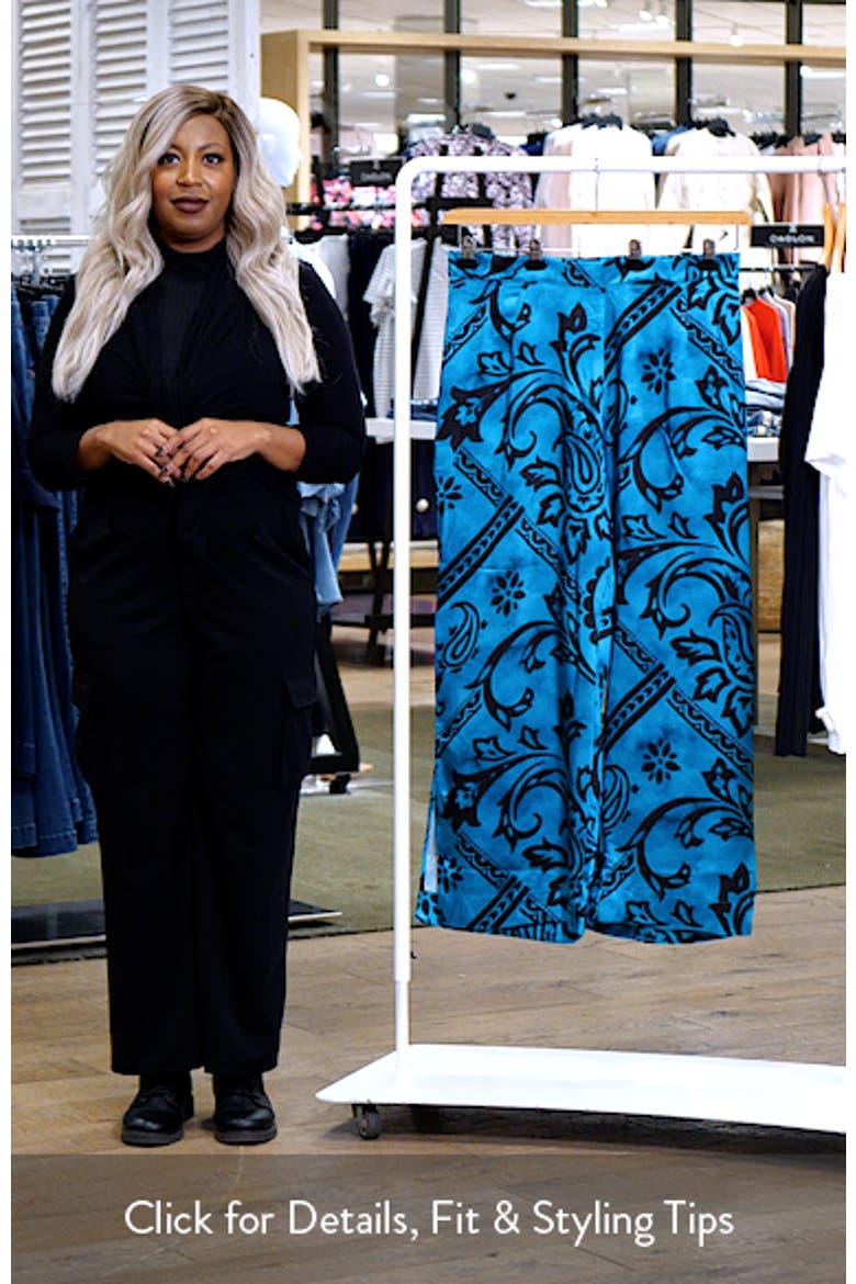 Belen Print Pull-On Pants video