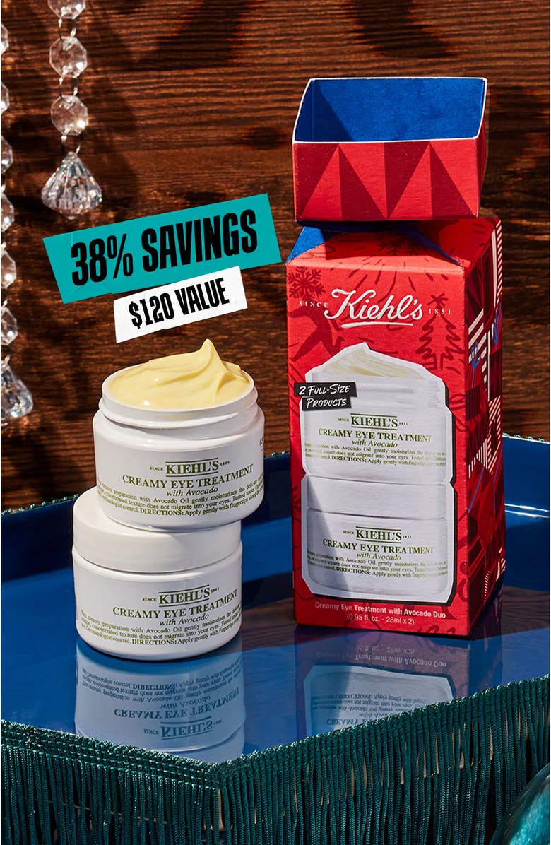 Kiehl's Since 1851 Creamy Eye Treatment with Avocado Duo $120 Value, Alternate, color, 