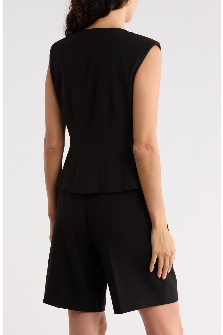 Brooklyn Darted Vest, Alternate, color, BLACK
