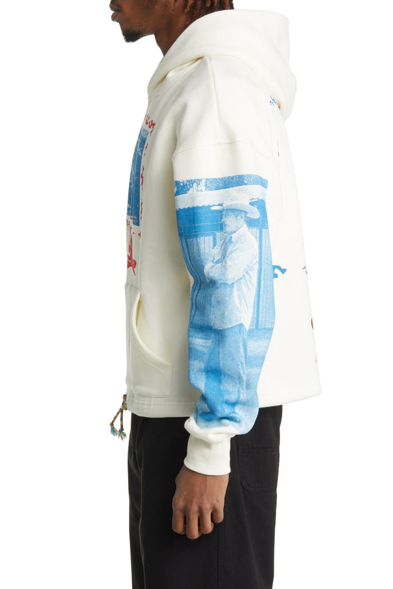 Password to Nirvana Cotton Blend Graphic Hoodie, Alternate, color, CREAM