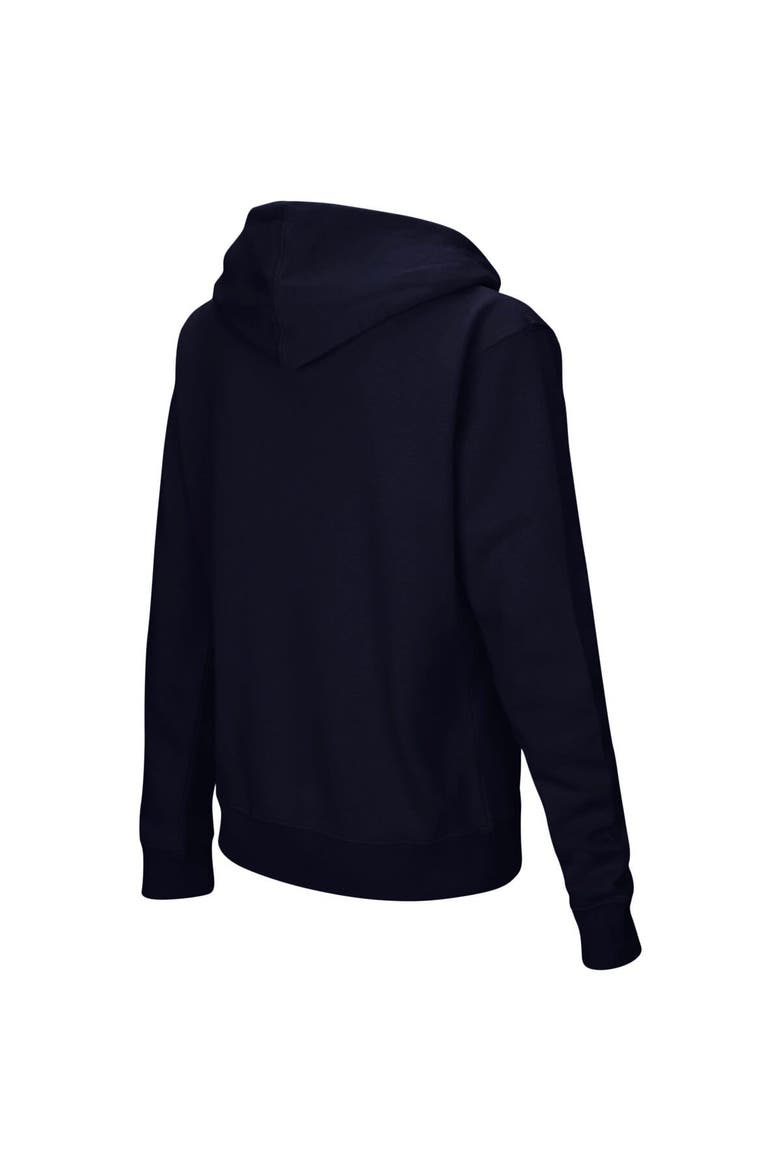 Women's Navy Penn State Nittany Lions Arch & Logo 1 Pullover Hoodie, Alternate, color, Navy