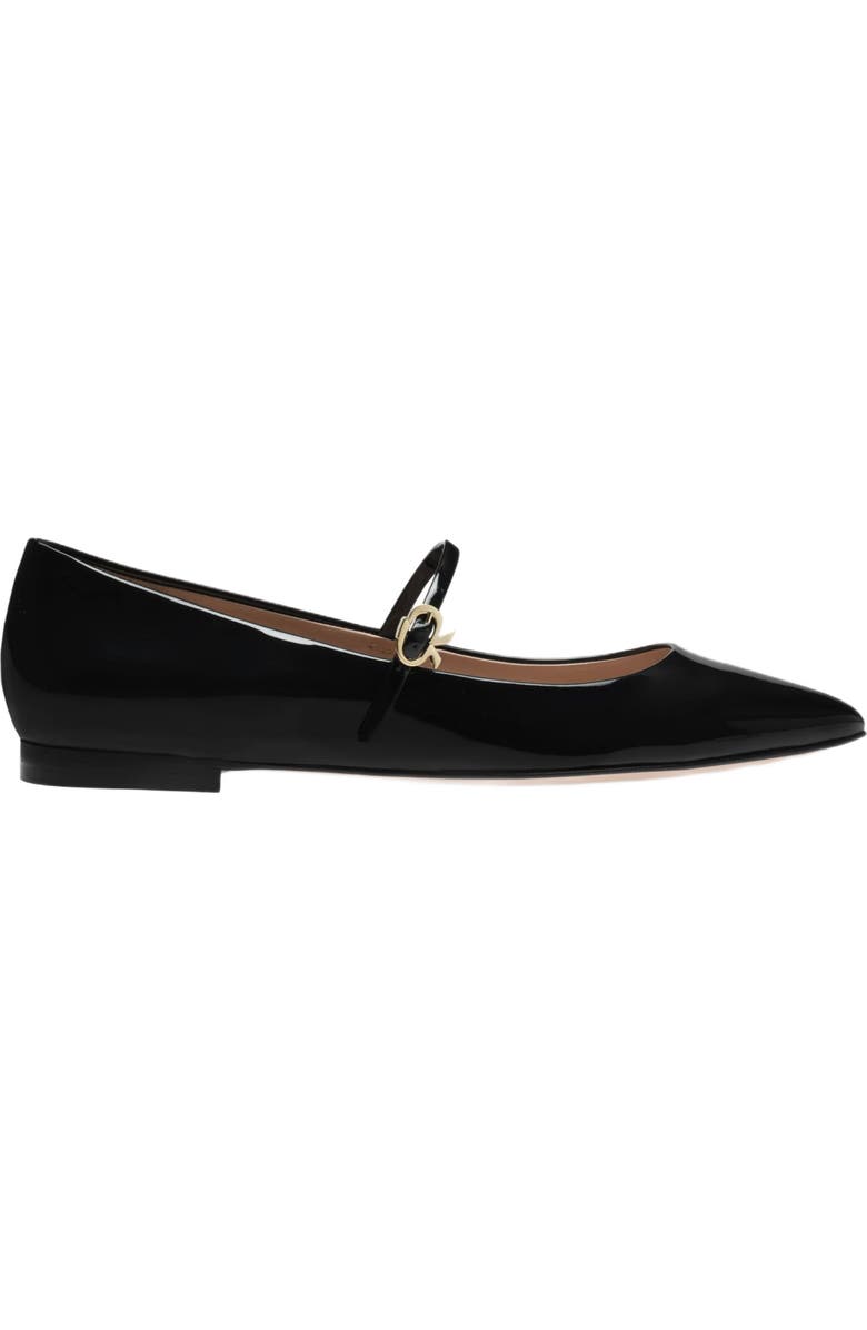 Gianvito Rossi Ribbon Jane Ballerinas, Main, color,
