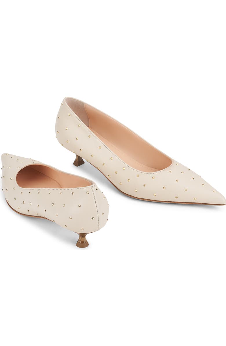 AGL Lenor Pointed Toe Kitten Heel Pump, Alternate, color, Brandy-Cuoio