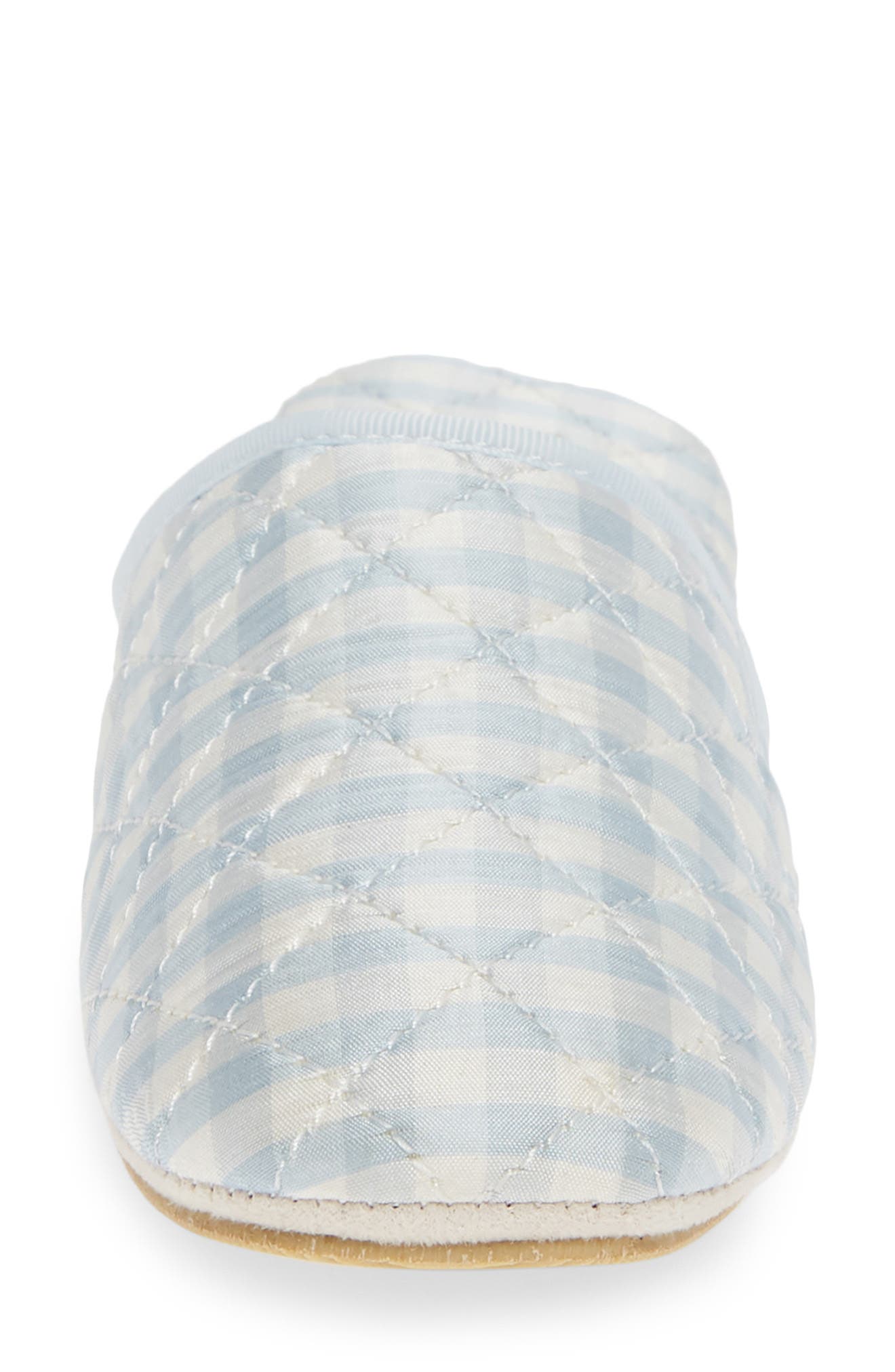 patricia green Sari Slipper, Alternate, color, Light Blue Silk Fabric