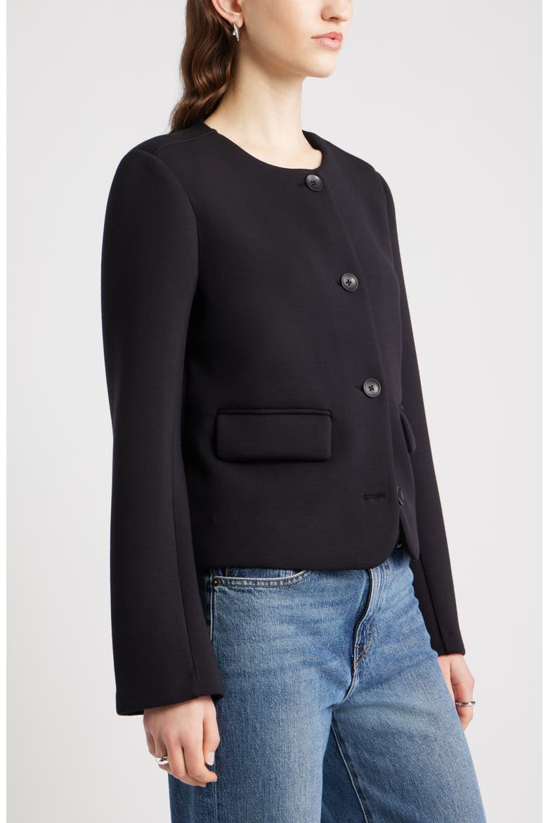Neoprene Jacket, Alternate, color, BLACK