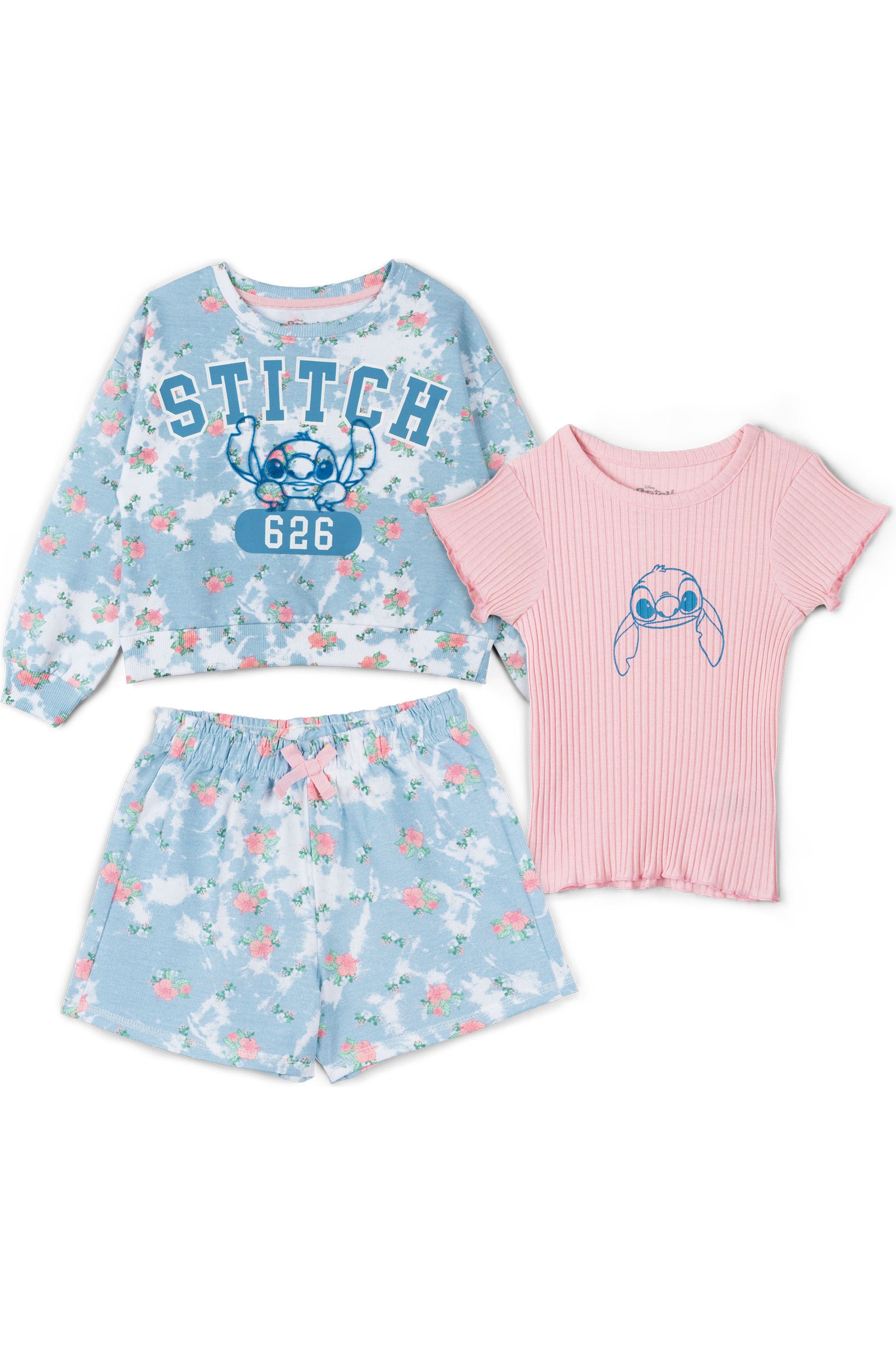 selected Stitch Blue Pink