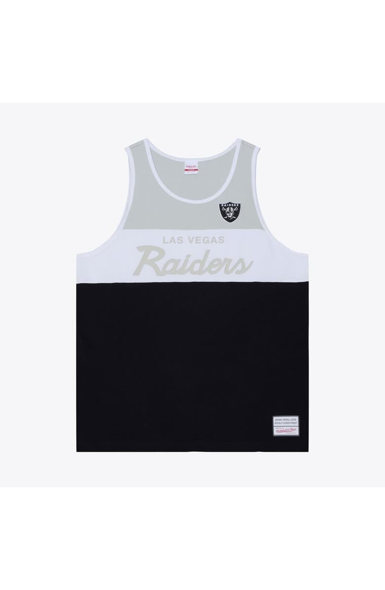Mitchell & Ness Men's Mitchell & Ness  Black/Silver Las Vegas Raiders Head Coach Tank Top, Main, color, Black