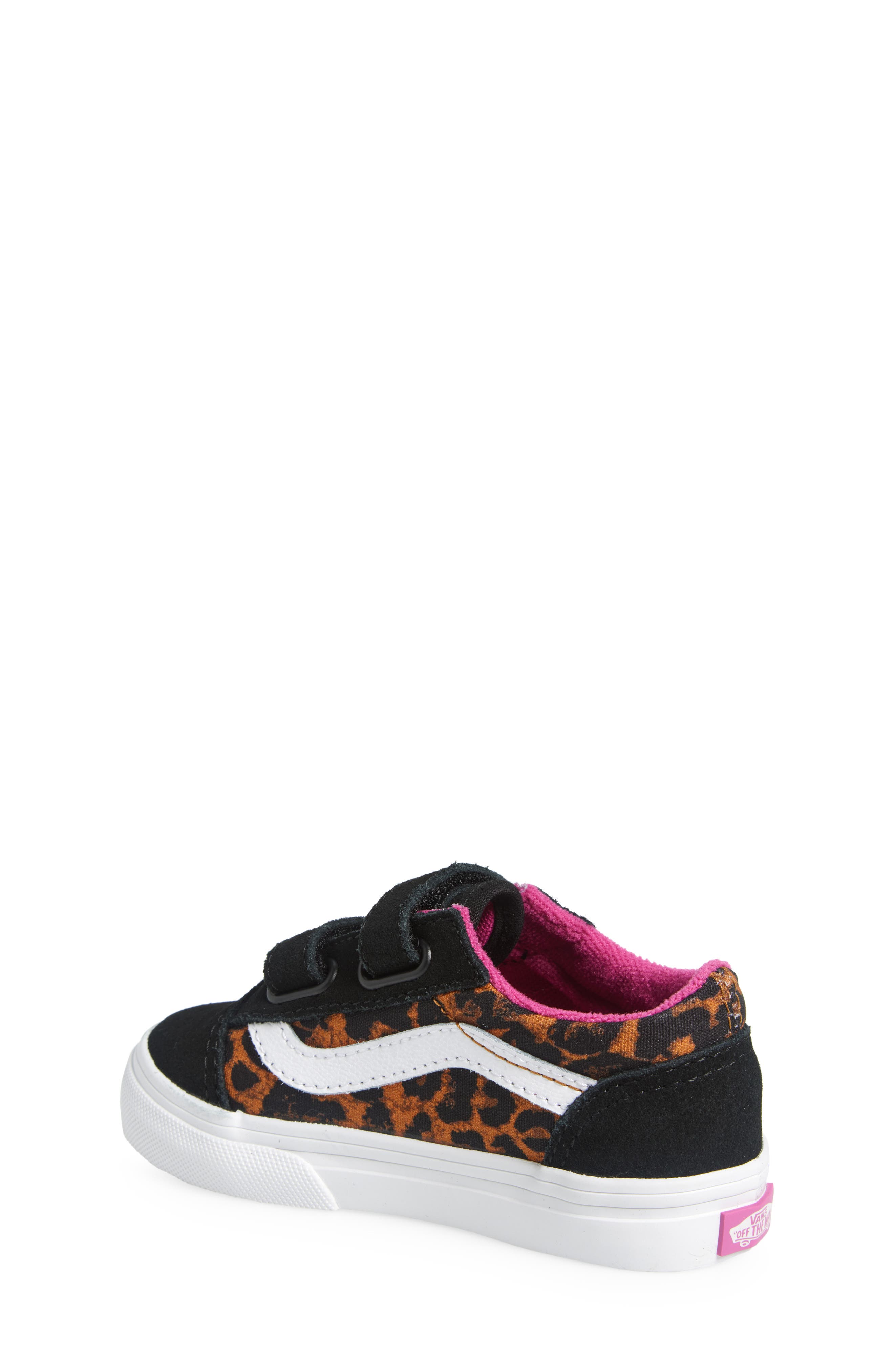 Vans Kids' Old Skool V Leopard Pop Sneaker, Alternate, color, 