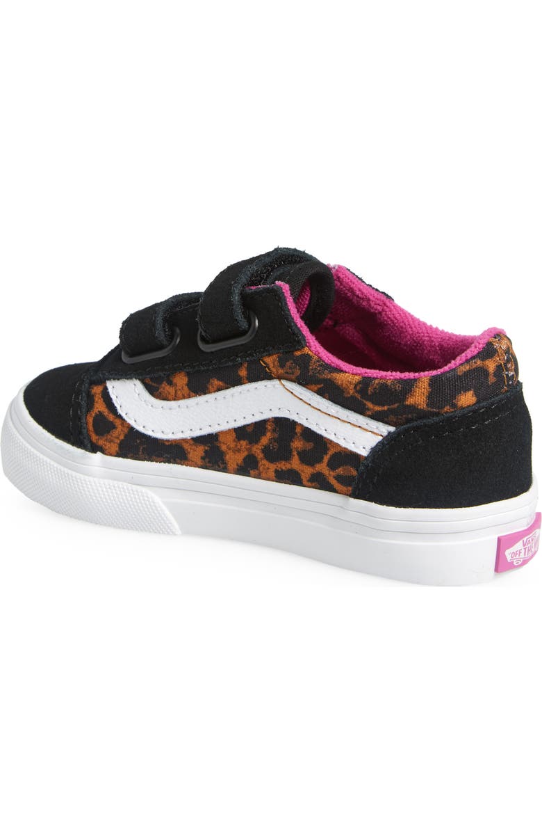 Vans Kids' Old Skool V Leopard Pop Sneaker, Alternate, color,