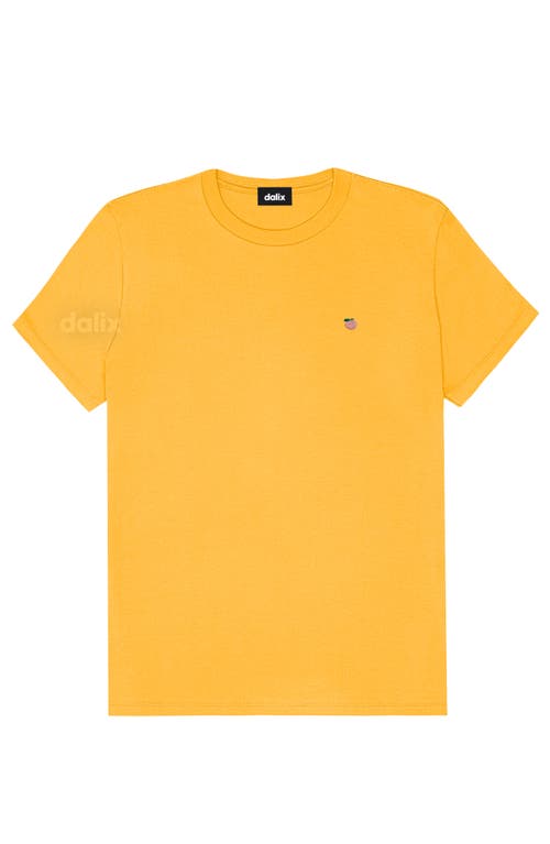 Dalix Womens Lil Peach Jersey Tee In Gold