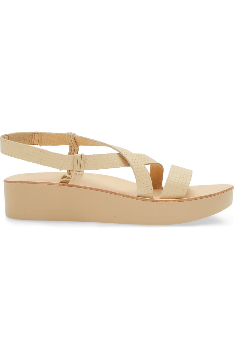 OluKai Onohi Strappy Platform Sandal, Alternate, color, Warm Beige / Warm Beige
