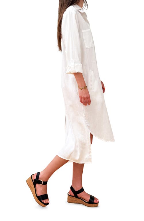 WASH LAB DENIM WASH LAB DENIM CHILL OUT SHIRTDRESS