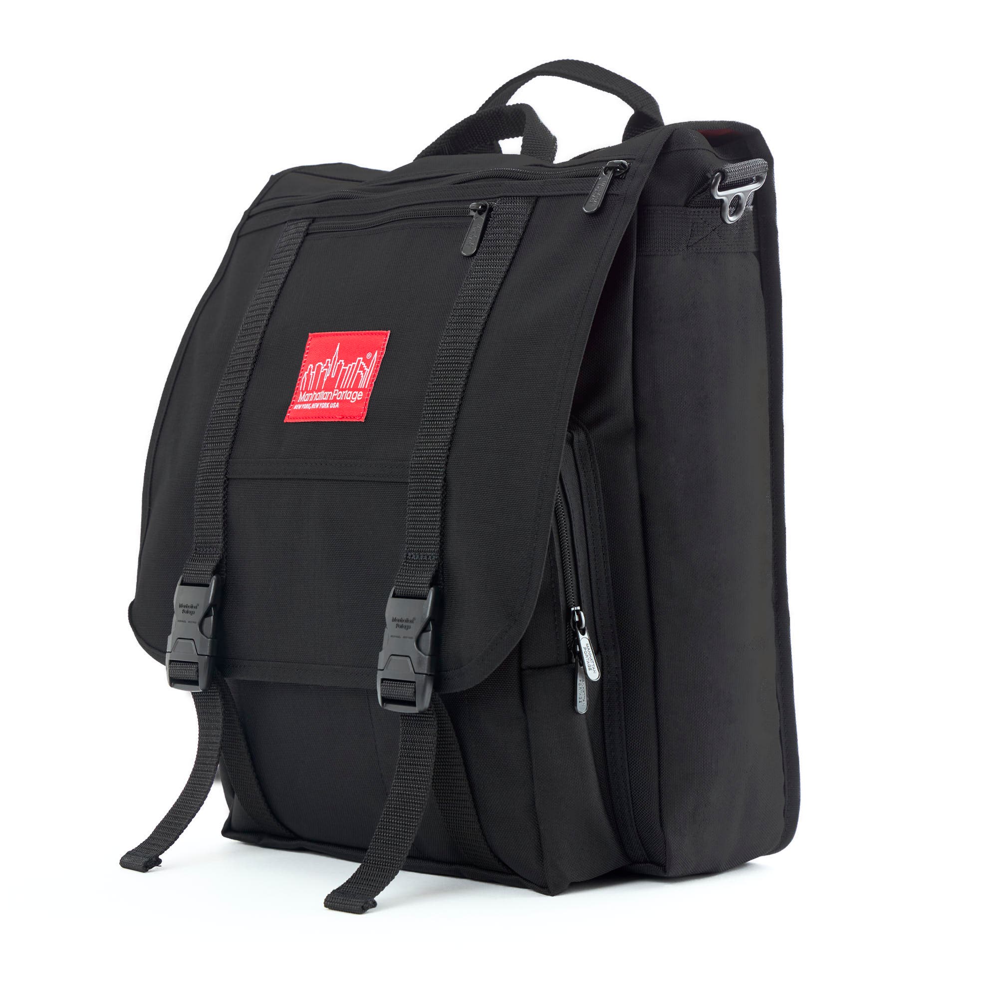 Manhattan Portage Washington Square Backpack, Alternate, color, Black