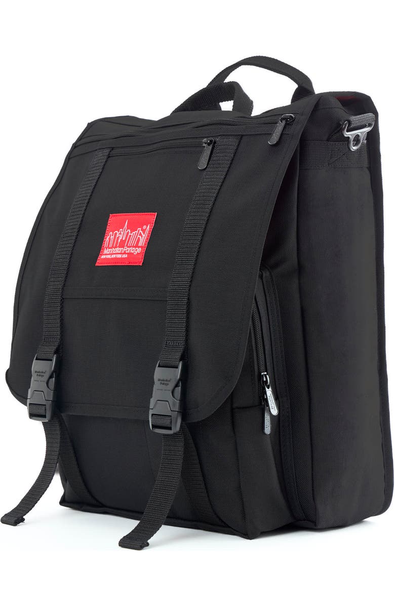 Manhattan Portage Washington Square Backpack, Alternate, color, Black