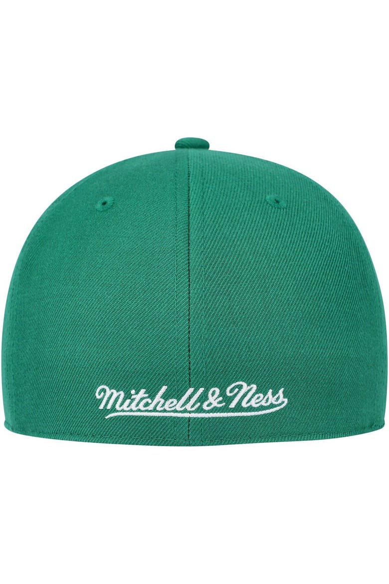 Men's Mitchell & Ness Kelly Green Boston Celtics Hardwood Classics MVP Team Ground 2.0 Fitted Hat, Alternate, color, Kelly Green