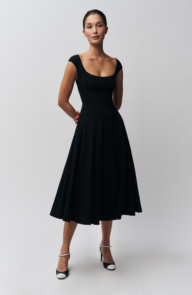 Guizio Leila Dress, Main, color, Black