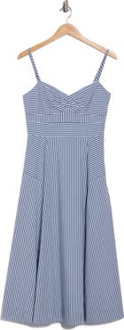 Veronica Beard Blige Fit & Flare Midi Dress