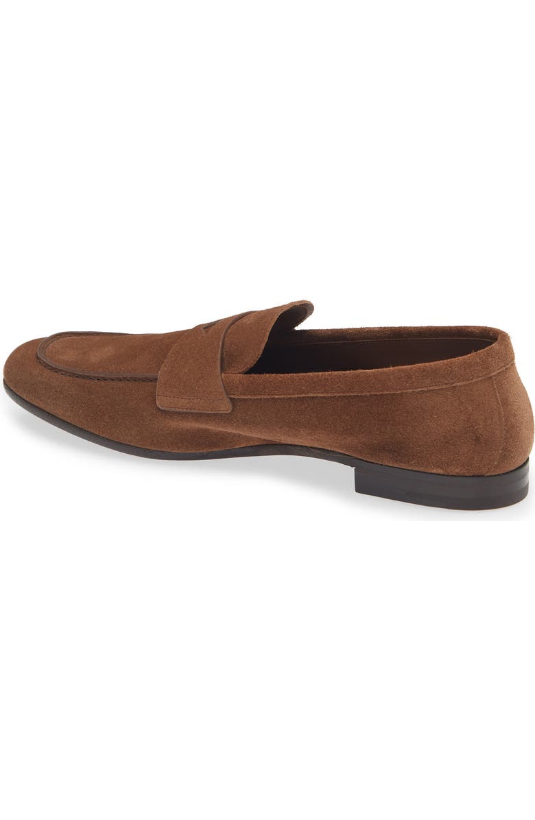 Prada Piped Loafer, Alternate, color, Cacao