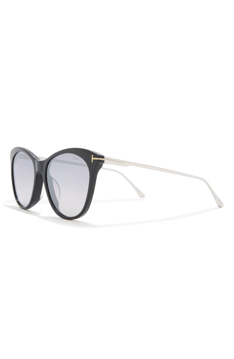TOM FORD 55mm Cat Eye Sunglasses, Alternate, color, 