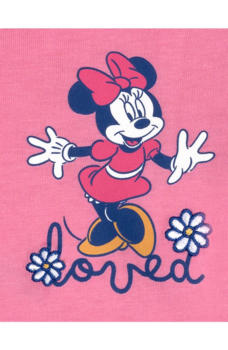 Disney Minnie Mouse Baby Girls' 2-Piece T-Shirt and Shorts Set, Alternate, color, Minnie Mouse Pink