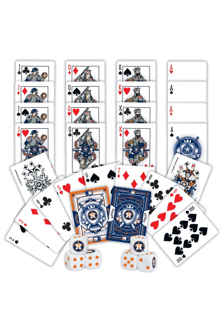 Houston Astros Playing Cards & Dice, Alternate, color, Multicolor