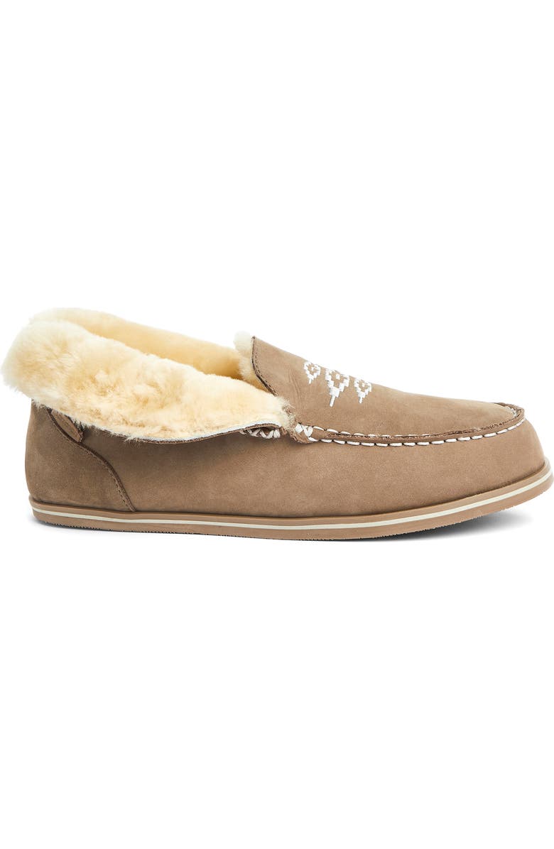 hari mari Alta Genuine Shearling Lined Slipppers, Main, color, Storm
