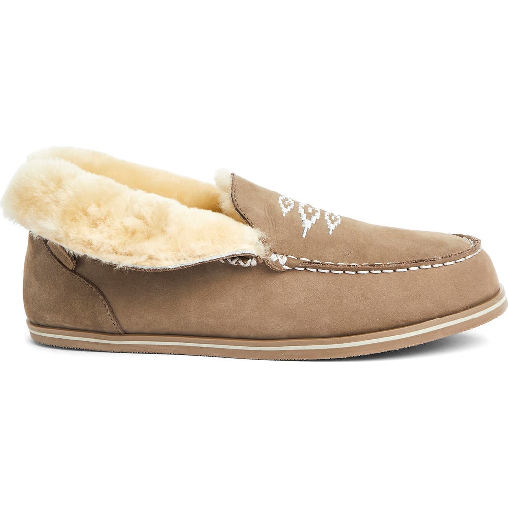Hari Mari Alta Genuine Shearling Lined Slipppers In Transparent