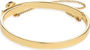 eddieBorgo Thin Safety Chain Cuff