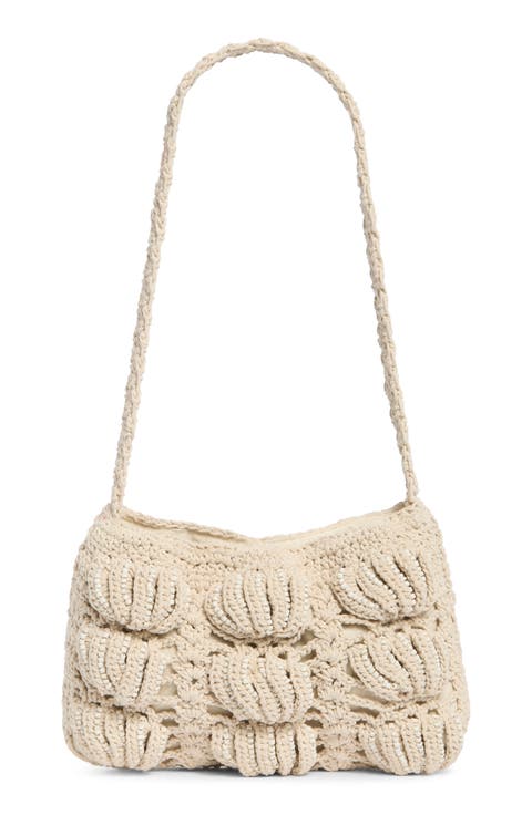 Juniper Beaded Knit Shoulder Bag