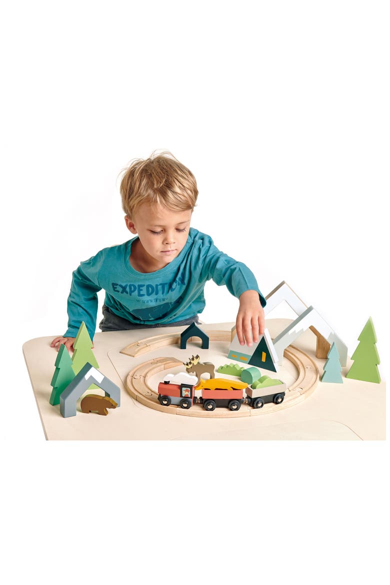 Treetops Train Set, Alternate, color, MULTI