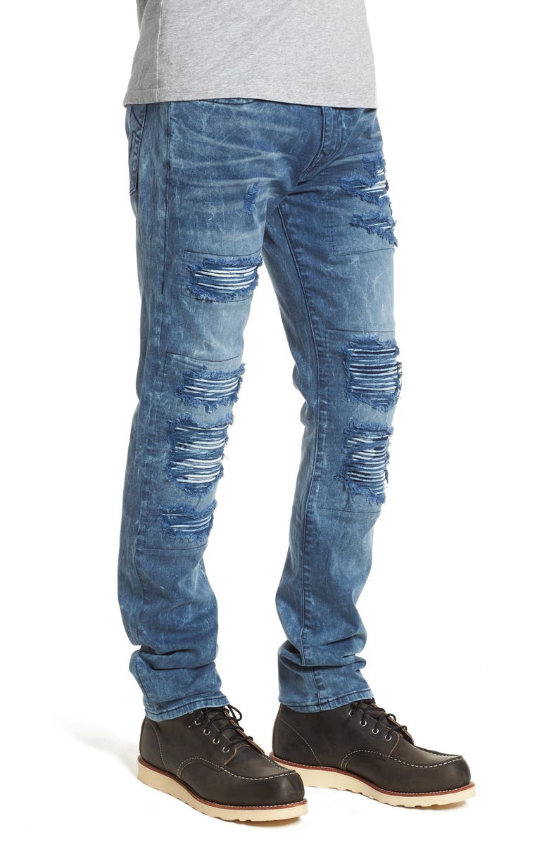 True Religion Brand Jeans Rocco Skinny Fit Jeans, Alternate, color,