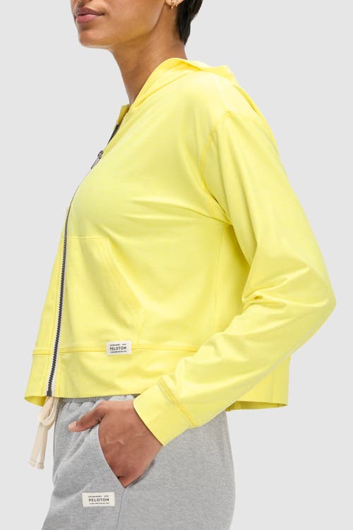 Peloton Dreamblend Full Zip In Yellow