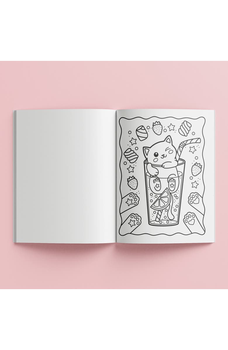 KALEIDOSCOPE Super Cute Sticker Coloring Book,128 Pages, 500+ Stickers, Alternate, color, Multicolored