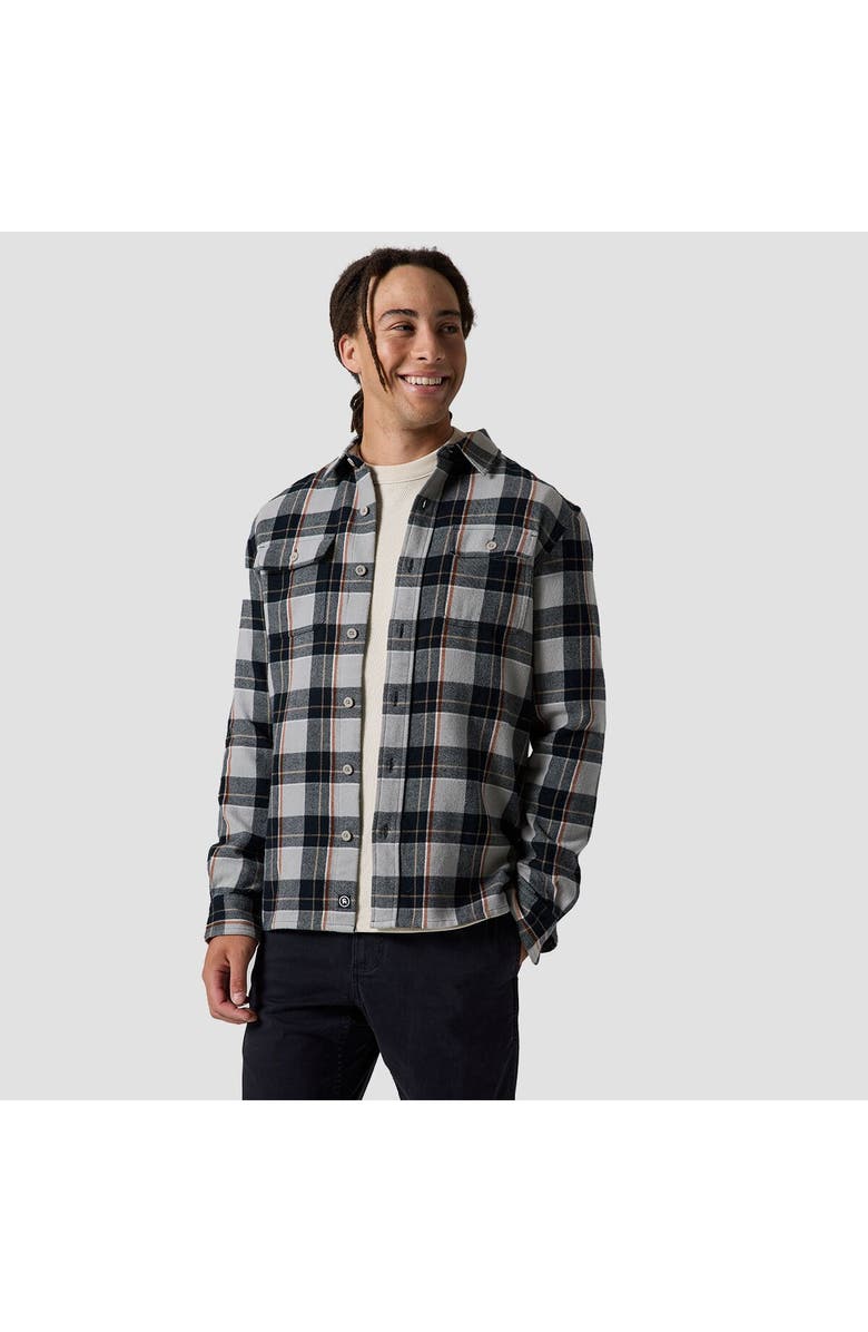 Backcountry Venture Midweight Flannel Shirt - Men's, Main, color, Goat Gray Drifter Plaid