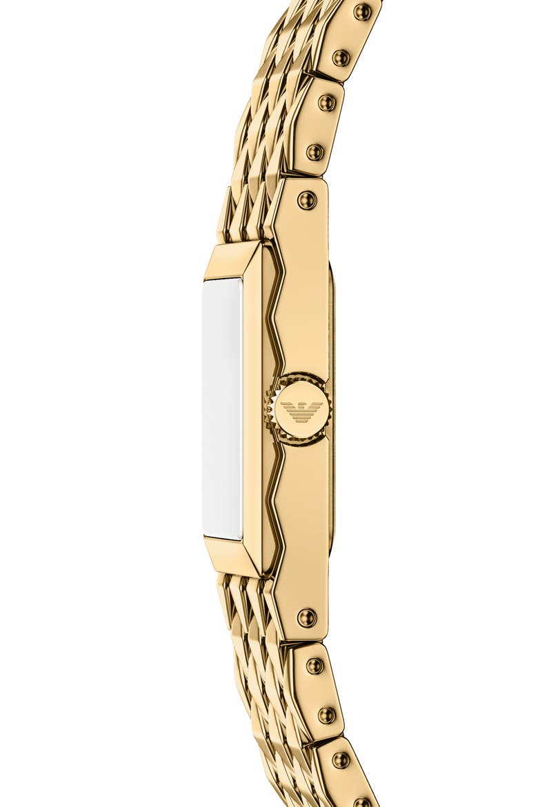 Embedded Case Bracelet Watch, 20mm x 31mm, Alternate, color, GOLD