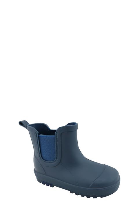 NAVY RAIN Kids' Waterproof Chelsea Rain Boot (Toddler & Walker)