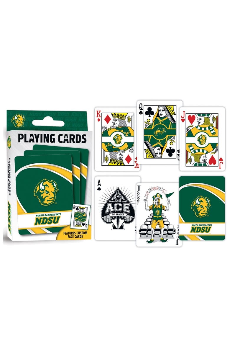 North Dakota State Bison Playing Cards, Alternate, color, Multicolor