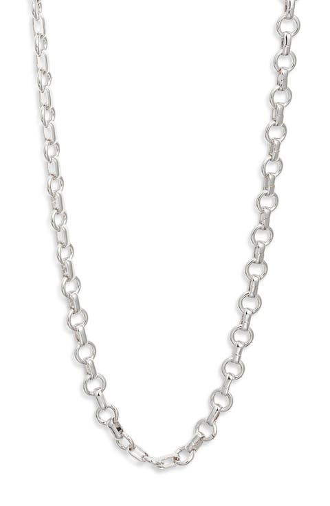 Dainty Rolo Link Chain Necklace
