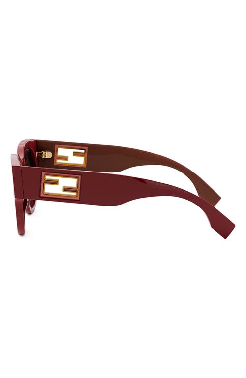Fendi Baguette Sunglasses In Brown