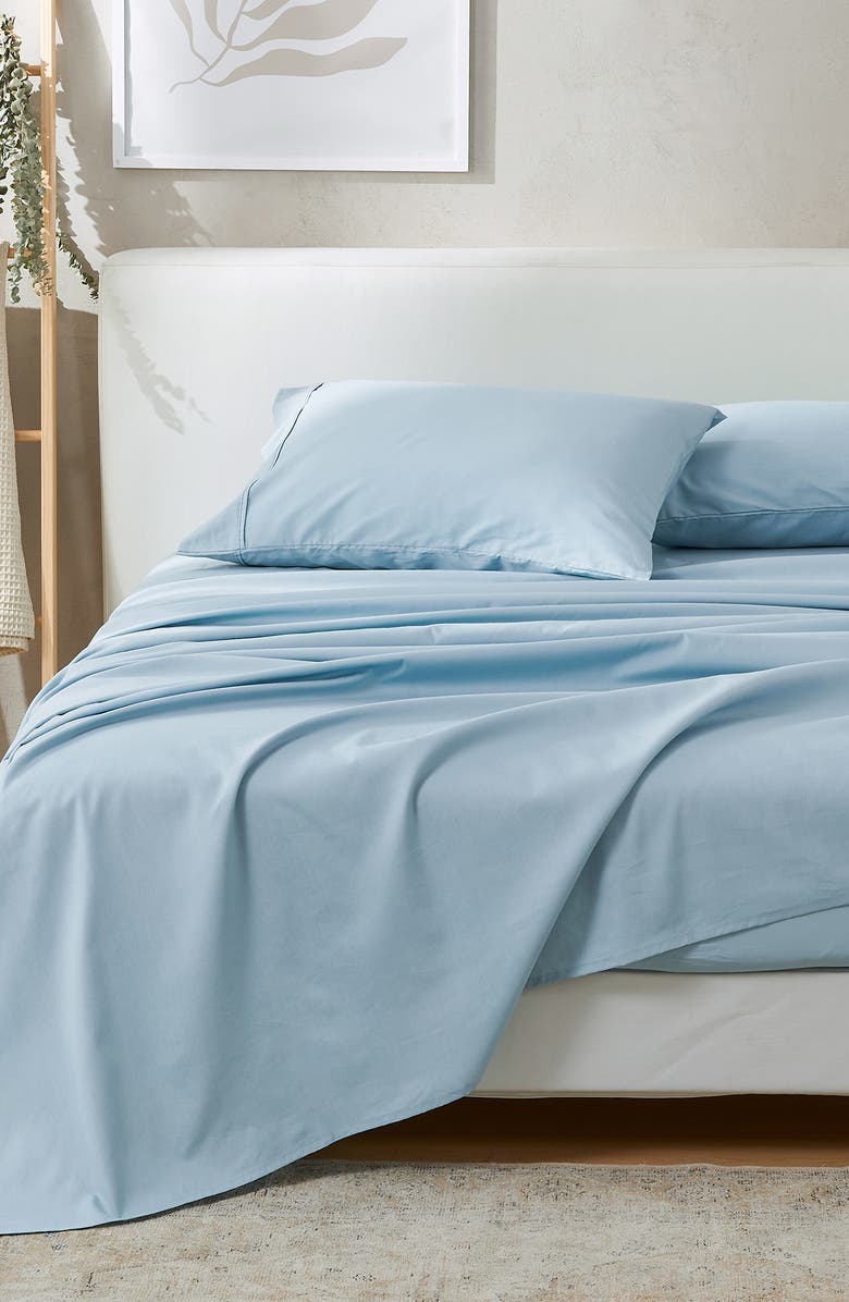 Woven & Weft Kimberlee Sheet Set, Alternate, color, Blue Slate