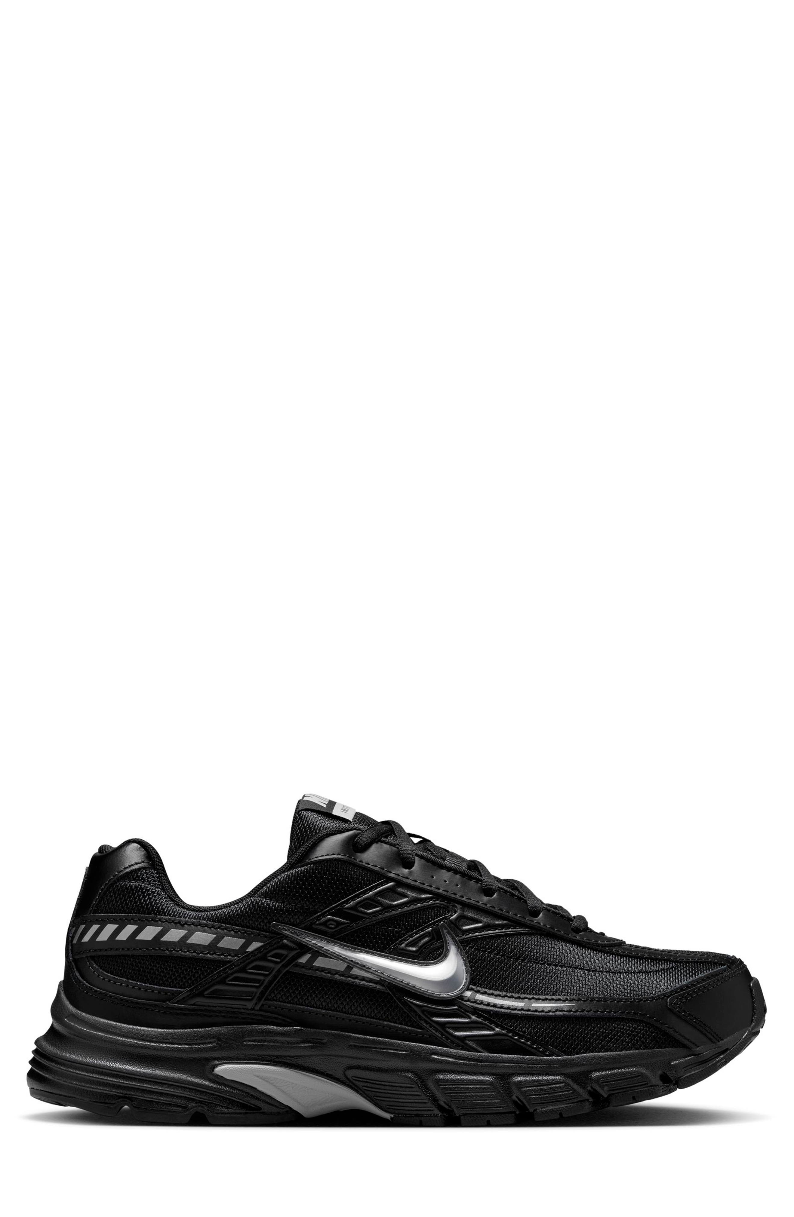 Initiator Running Shoe, Alternate, color, BLACK/ METALLIC SILVER