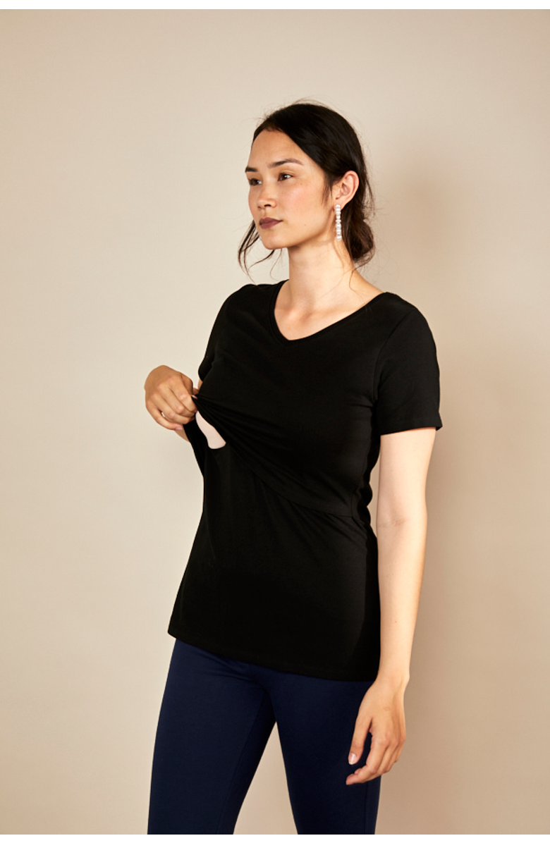 The Bshirt Nursing V Neck T-shirt, Alternate, color, 