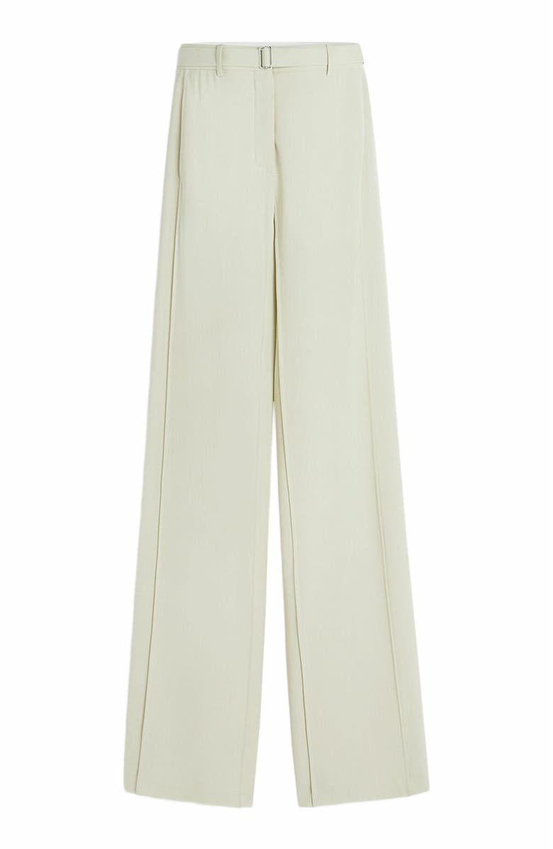 Lanvin Tailored Wool-Blend Pants, Alternate, color, Mastic