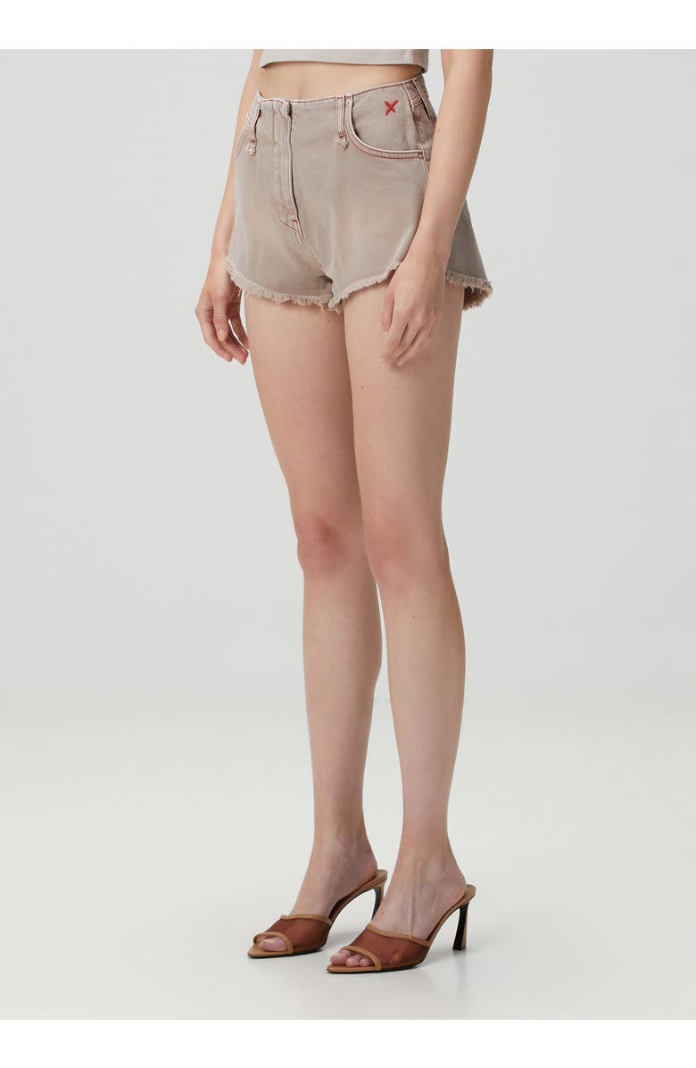 PCFG Pure Cotton Faded Super Mini Short, Alternate, color, Beige