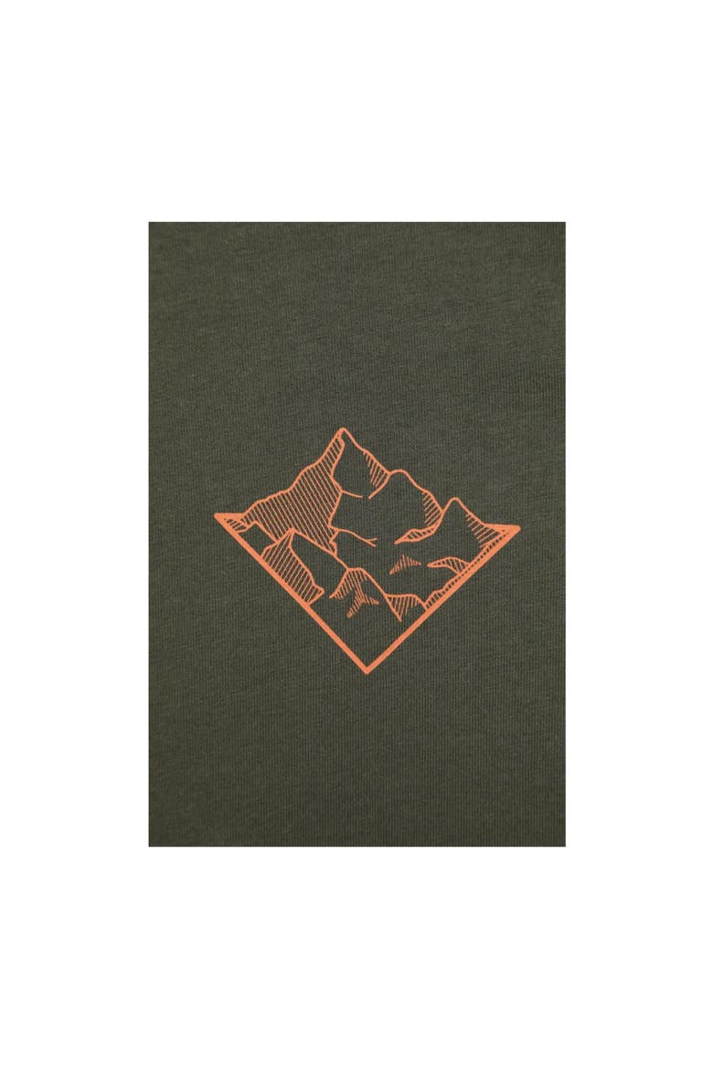 3 Peaks Cotton T-shirt, Alternate, color, Green